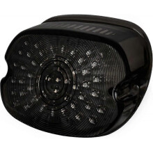 Low Profile Smoked Led Tail Light Brake Turn Signal for Harley Dyna/sportster/road King