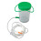 Enema Bucket Kit 1200ml with Hose, Large Capacity, Home Use 13