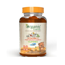 Organic Earth Vitamin C Gummies support immune system health, growth, and overall wellness for Kids 60s
