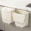 Living And Home (Cream White) Foldable Kitchen Hanging Trash Bin 4