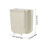Living And Home (Cream White) Foldable Kitchen Hanging Trash Bin 7