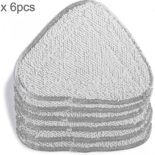 Compatible 6pack Microfiber Steam Mop Pads Replacement Compatible with Vileda 100 1