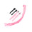Folding Leg Stretcher Strap for Flexibility Training Pink Free Size 9