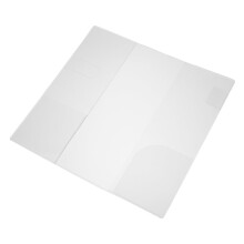 Protective Cover for Book Covers Transparent Plastic Clear Book Cover Protector Compatible With Most Book Covers