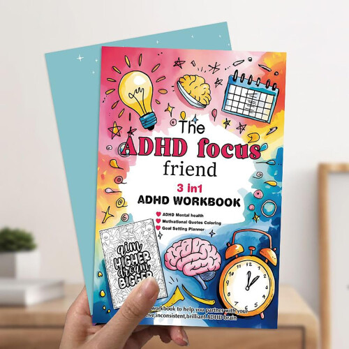 Daily Task Planner Three-In-One Coloring for Adults, Concentration-Focused, Unisex Psychological Adaptation Tools 1