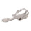 24-in-1 Edelstahl-Schlüsselanhänger-Multitool Silber 7