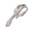 24-in-1 Edelstahl-Schlüsselanhänger-Multitool Silber 12