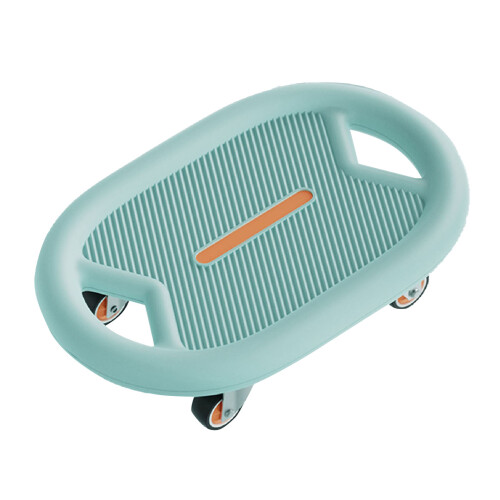 Bauchfitness-Skateboard Blau Einheitsgröße 1