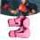 Boxhandschuh Training rosa 10oz PU-Baumwollfüllung 4