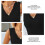 L Schwarzes Spitzentanktop mit V-Ausschnitt 65% Baumwolle 35% Polyester 4