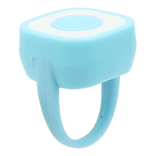 Wireless Bluetooth Fingertip Remote Control for Camera Selfie Shutter Blue