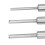 5 Stück HSS Vierkantbohrer-Set 1/4–1/2 Zoll 11