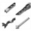 5 Stück HSS Vierkantbohrer-Set 1/4–1/2 Zoll 5