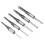 5 Stück HSS Vierkantbohrer-Set 1/4–1/2 Zoll 13
