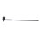 5 Stück Plum Blossom Dermal Hammer - Schwarzer ABS-Griff 14