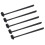 5 Stück Plum Blossom Dermal Hammer - Schwarzer ABS-Griff 16
