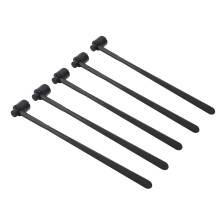 5 Stück Plum Blossom Dermal Hammer - Schwarzer ABS-Griff