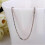 Classic Jewelry Flat Rose Gold-plate Chain Link Chain Accessory Gift 3