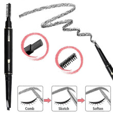 5-piece Eyebrow Set with Black Case, Eyebrow Kit for Men & Women