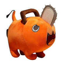 (25cm) Cartoon Chainsaw Man Pochita Stuffed Plush Dolls Toys Christmas Xmas Gifts For Kids Boys Girls
