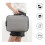 (Gray) Multifunctional Waterproof Document Two-Layer Lockable Storage Bag 3