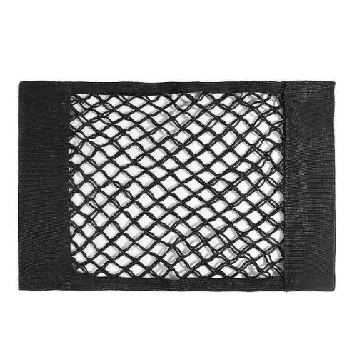 Car Back Rear Mesh Trunk Seat Elastic String Net Magic Sticker Universal Storage Bag Pocket Auto Seat Back Bag