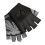 2er-Pack Halbfinger-Handschuhe, rutschfest, Schwarz, Größe M 6