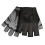 2er-Pack Halbfinger-Handschuhe, rutschfest, Schwarz, Größe M 8