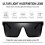 Square Oversized Sunglasses Fashion Flat Top Big Frame Shades 2