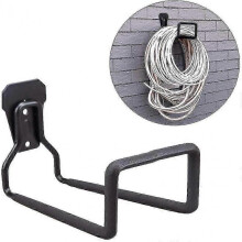 Heavy-Duty Metal Wall Hook - Industrial Load-Bearing Garden Hose Holder for Outdoor Tools & Hoses