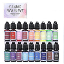 18 Colours Liquid Oil-based Dye for Wax, Vivid Candle Colour Dye for Candle Making, Highly Concentrate Natural Candle Colour