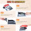 (E) Fingerboard Ramp Set Mini Finger Skateboards Pipe Ramp Skate Game 4