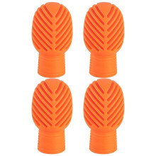 Drum Mute Tips Silicone Drumstick 4 Pack Orange Silent Practice Drum Accessories