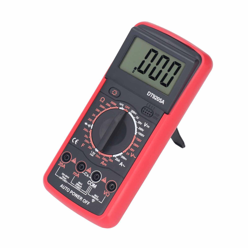 Digital Multimeter Electrical Voltage Tester Set, Abs, High Accuracy 8431337982905