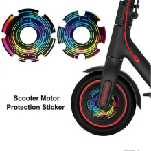 (5) Laser/PVC Protective Sticker Scooter Wheel Hub Motor Membrane Reflective Sticker for Xiaomi 1S/M365.PRO Scooter Accessories