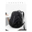 (Black) Backpack Business Casual Computer Bag 3