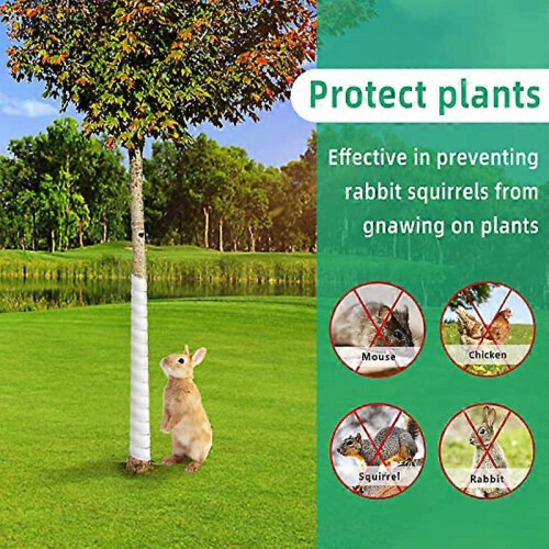 (1pc 4*40cm and 5*40cm) Plant Trunk Protector Against Squirrel and Mouse Gnawing Plastic 1