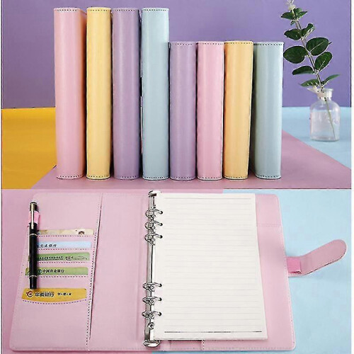 Classic Loose Leaf Ring Binder Notebook Planner Diary Notebook Cover Pu Leather Cover 1