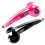 (US plug, Pink) Automatic Hair Curler Self Priming Ceramic Curling Iron Temperature Control LCD Screen Display Professional Roller 2