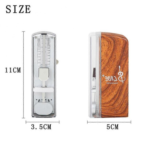 Portable Mini Mechanical Metronome Universal Metronome for Piano Guitar Violin