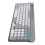 Wireless Bluetooth Keyboard Mouse Set with Round Keycaps for Gaming 16