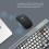 Wireless Bluetooth Keyboard Mouse Set with Round Keycaps for Gaming 8