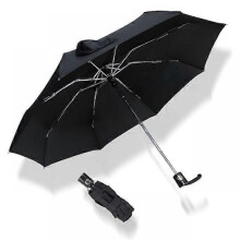 (Black) Portable Mini Folding Rain Umbrella