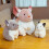 (35cm, White) Cute Hamster Doll Plush Toy Gift for Children 1
