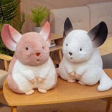 (25cm, Grey) Cute Hamster Doll Plush Toy Gift for Children