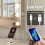 Hollywood Mirror with 17 LED Bulbs USB Port Vanity Mirror Tabletop 6