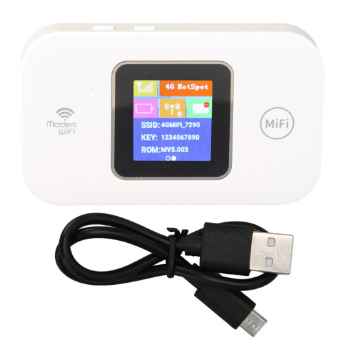 Mobiler WLAN-Hotspot ABS 3000mAh 150Mbps SIM Slot 2