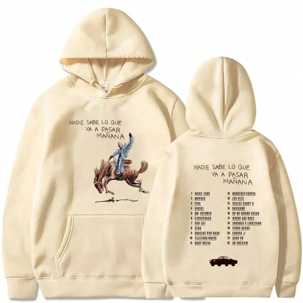 (30, S) Bad Bunny New Album Nadie Sabe Lo Que Va Pasar Manana Sweatshirts Street Hoodies Clothes Casual Pullovers Bad Bunny Hoodie-image-OPC-PJGNK7D-NEW
