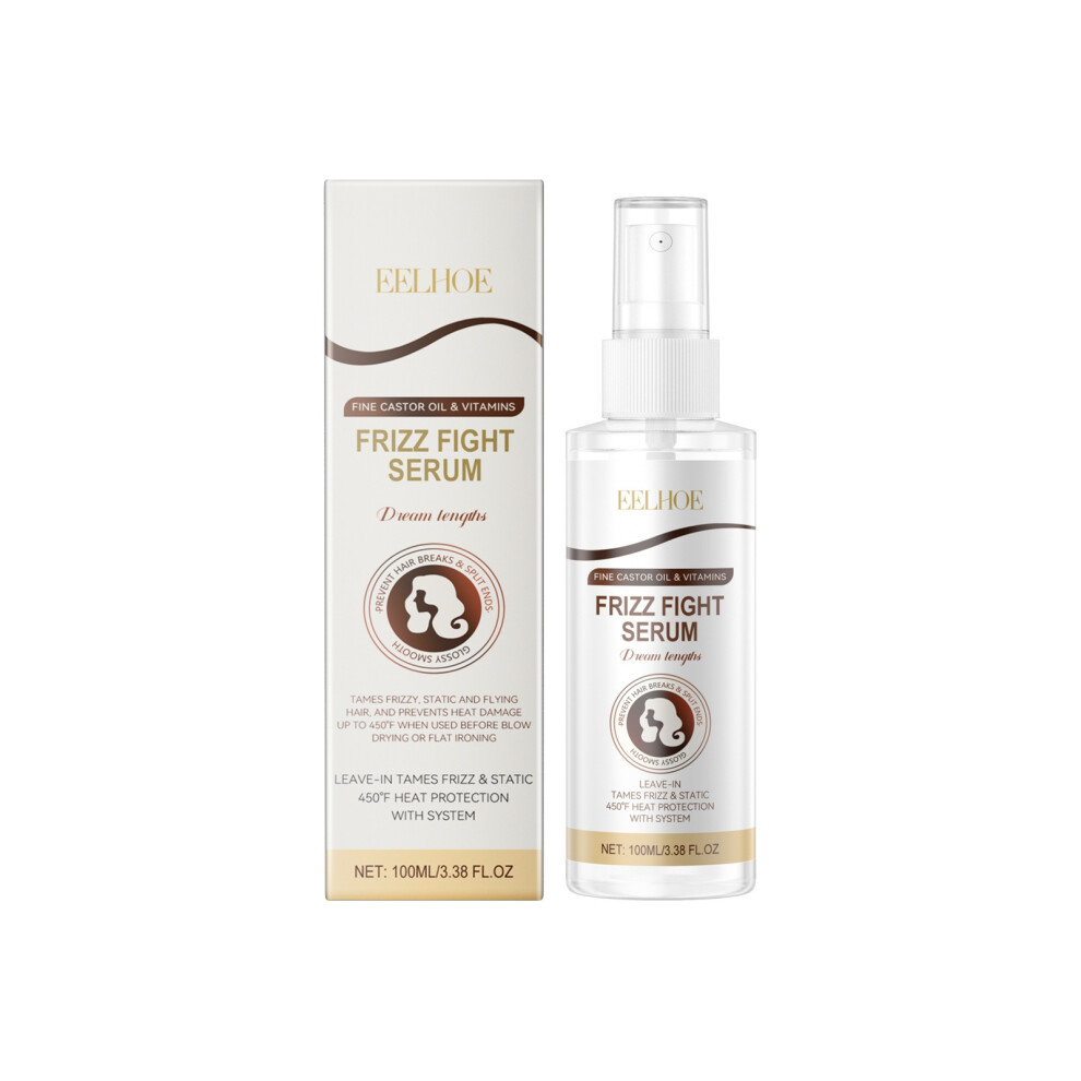 (100ml) Thermal protection pre-iron spray nourishes and smoothes dry frizzy smooth shine hair care essence