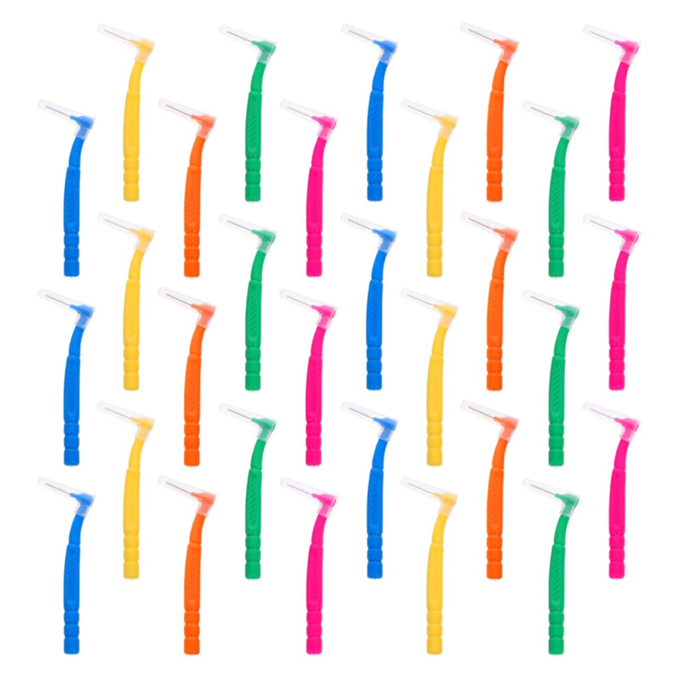 Manual Interspace Toothbrush Interdental Brush Pack Of 30 For Dental Floss And Oral Cavity